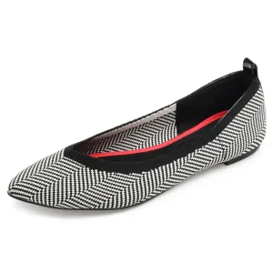 Journee Womens Karise Tru Comfort Foam Slip On Pointed Toe Ballet Flats