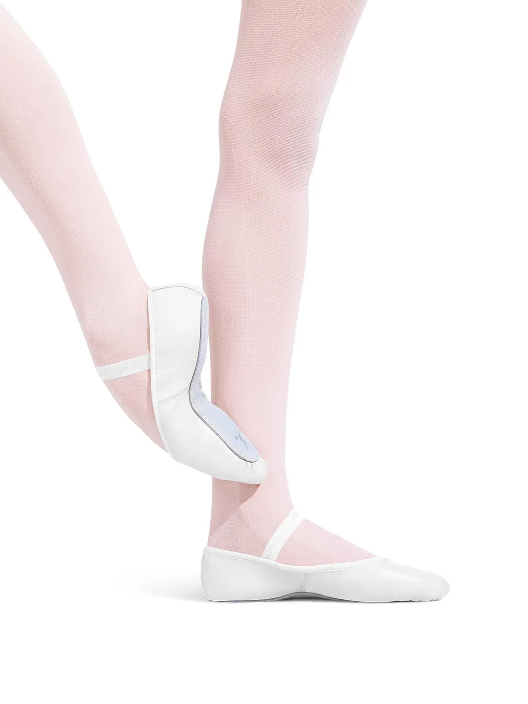 Kids Daisy Leather Full Sole Ballet Shoes