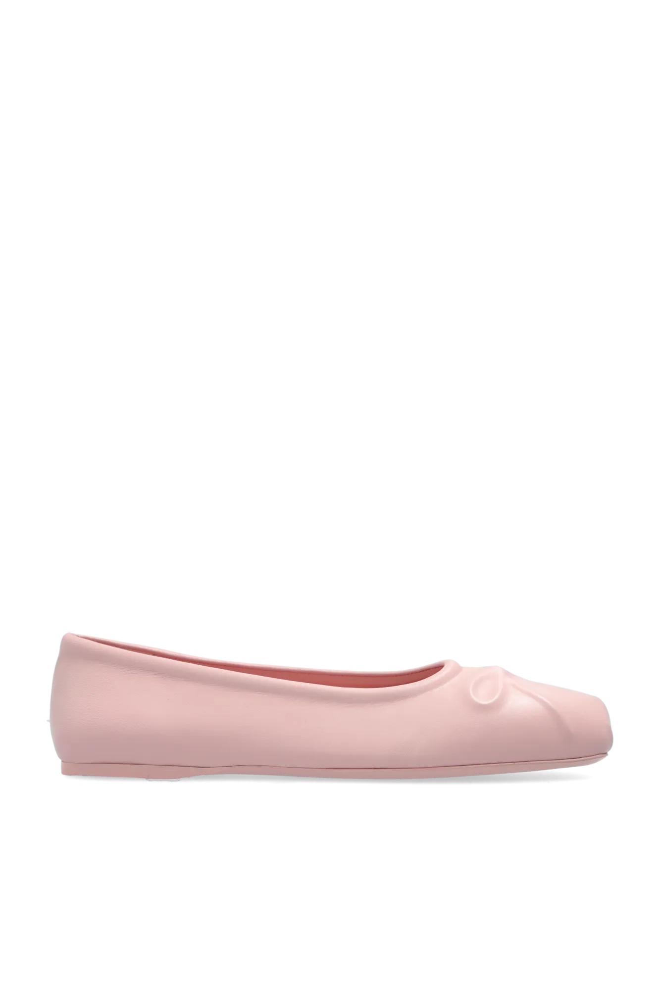Marni Leather Ballet Flats in PINK - 40