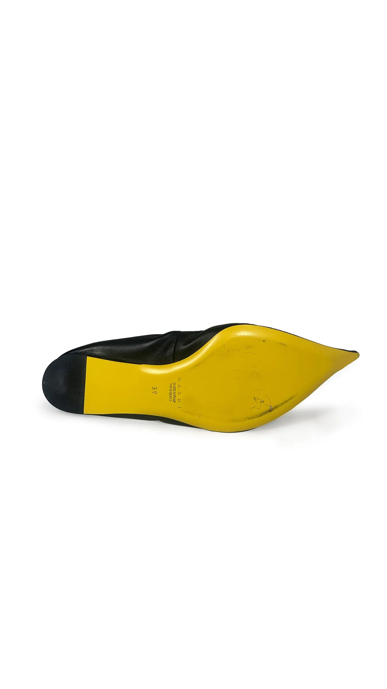 MARNI POINTED TOE BALLET FLATS