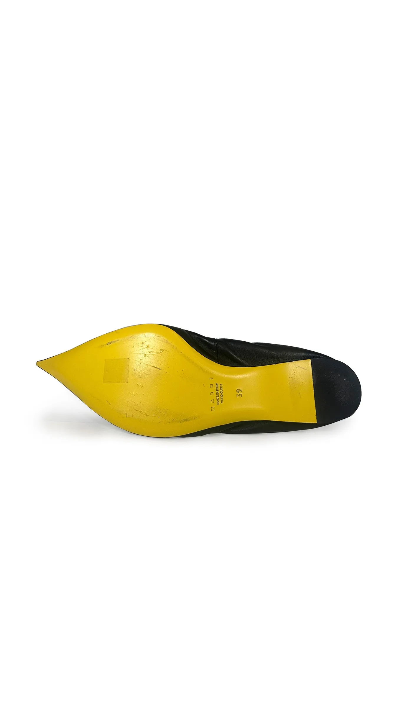 MARNI POINTED TOE BALLET FLATS