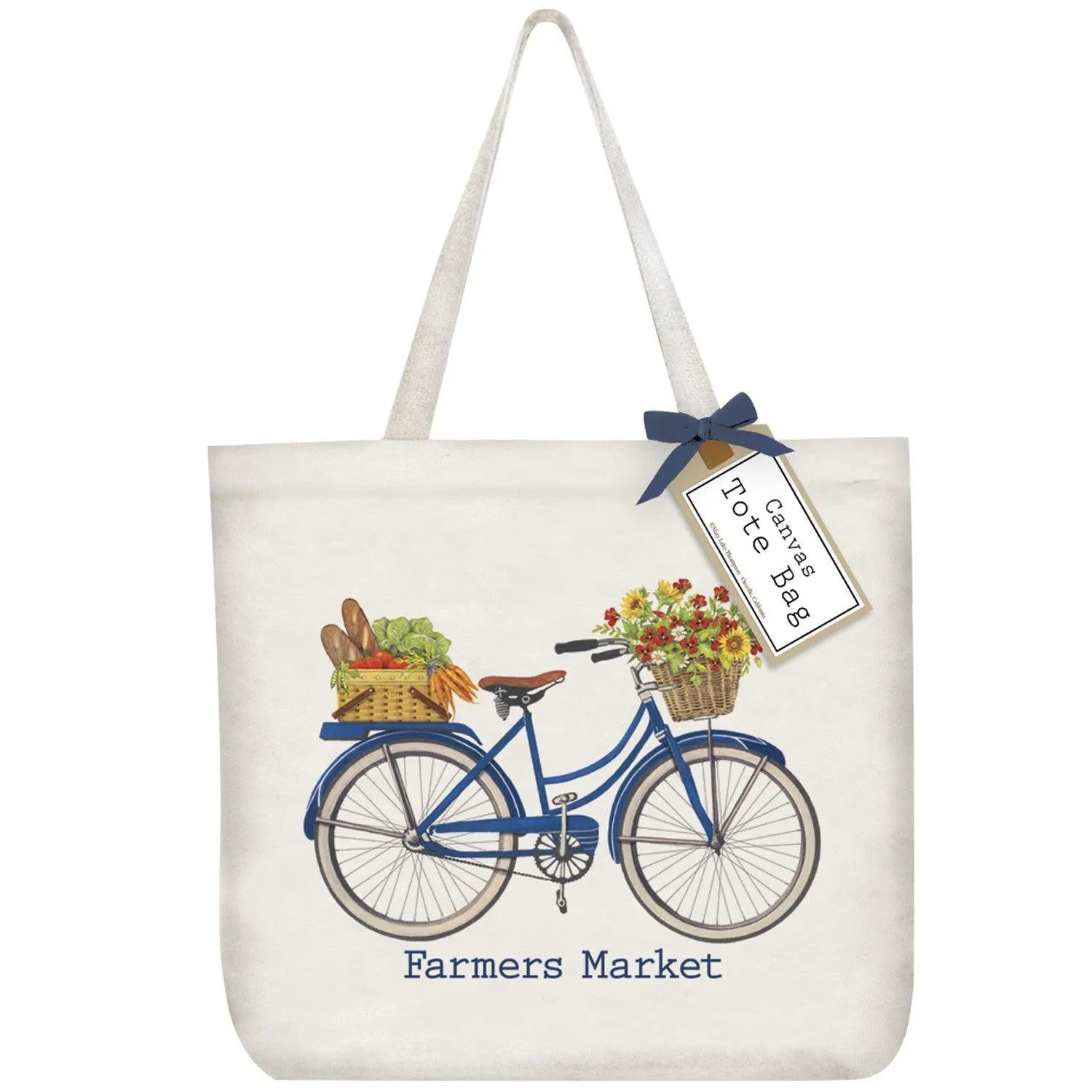 Mary Lake Thompson Farmers Market Bike Tote Bag