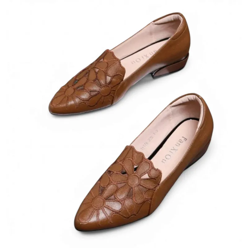 Merendy Erosotasuna Pointed Toe Slip-On Most Comfortable Flats