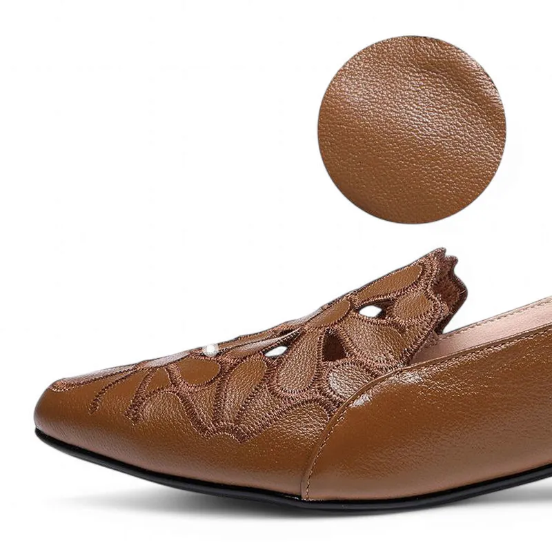 Merendy Erosotasuna Pointed Toe Slip-On Most Comfortable Flats