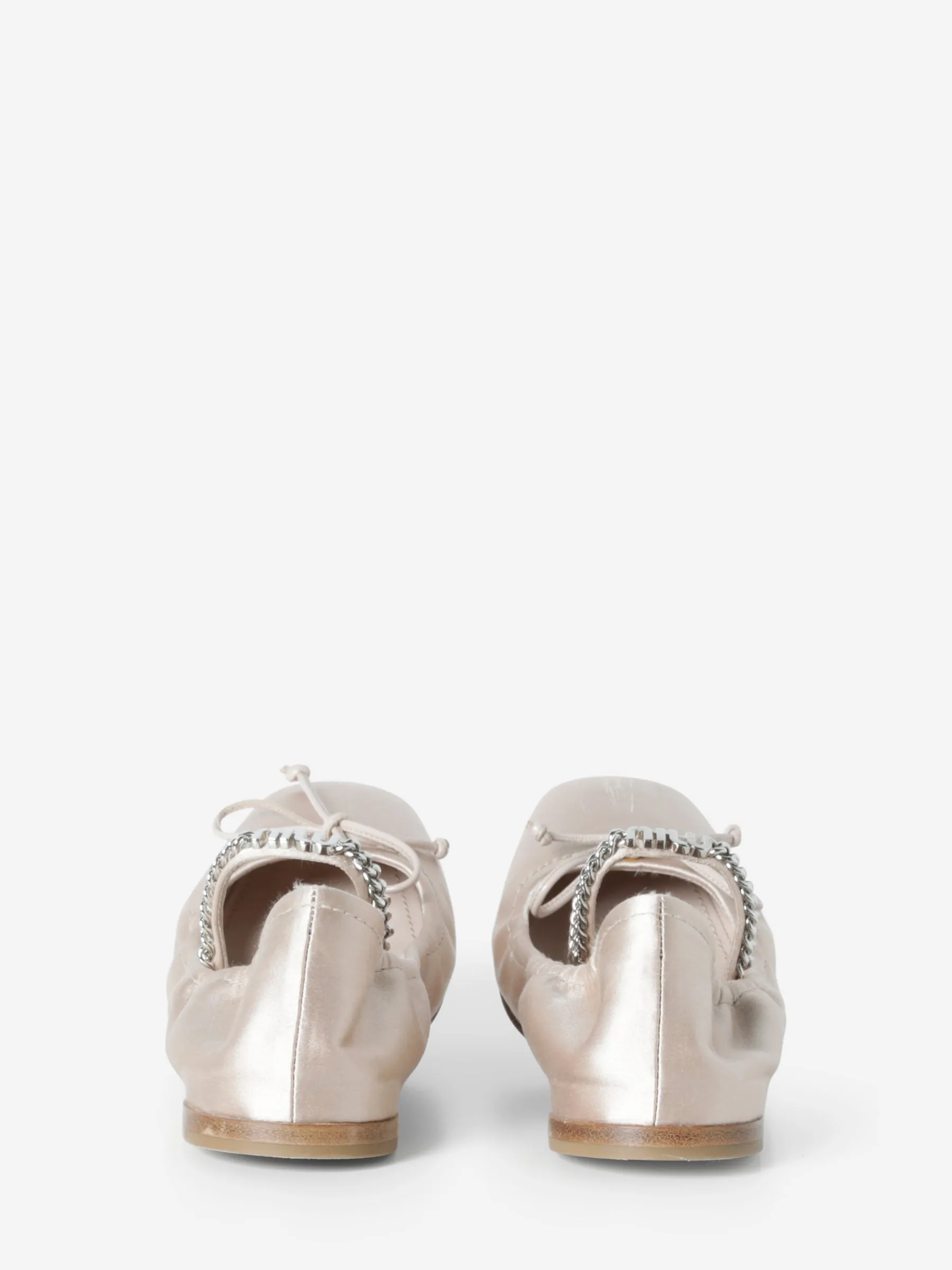 MIU MIU SATIN BALLET FLATS