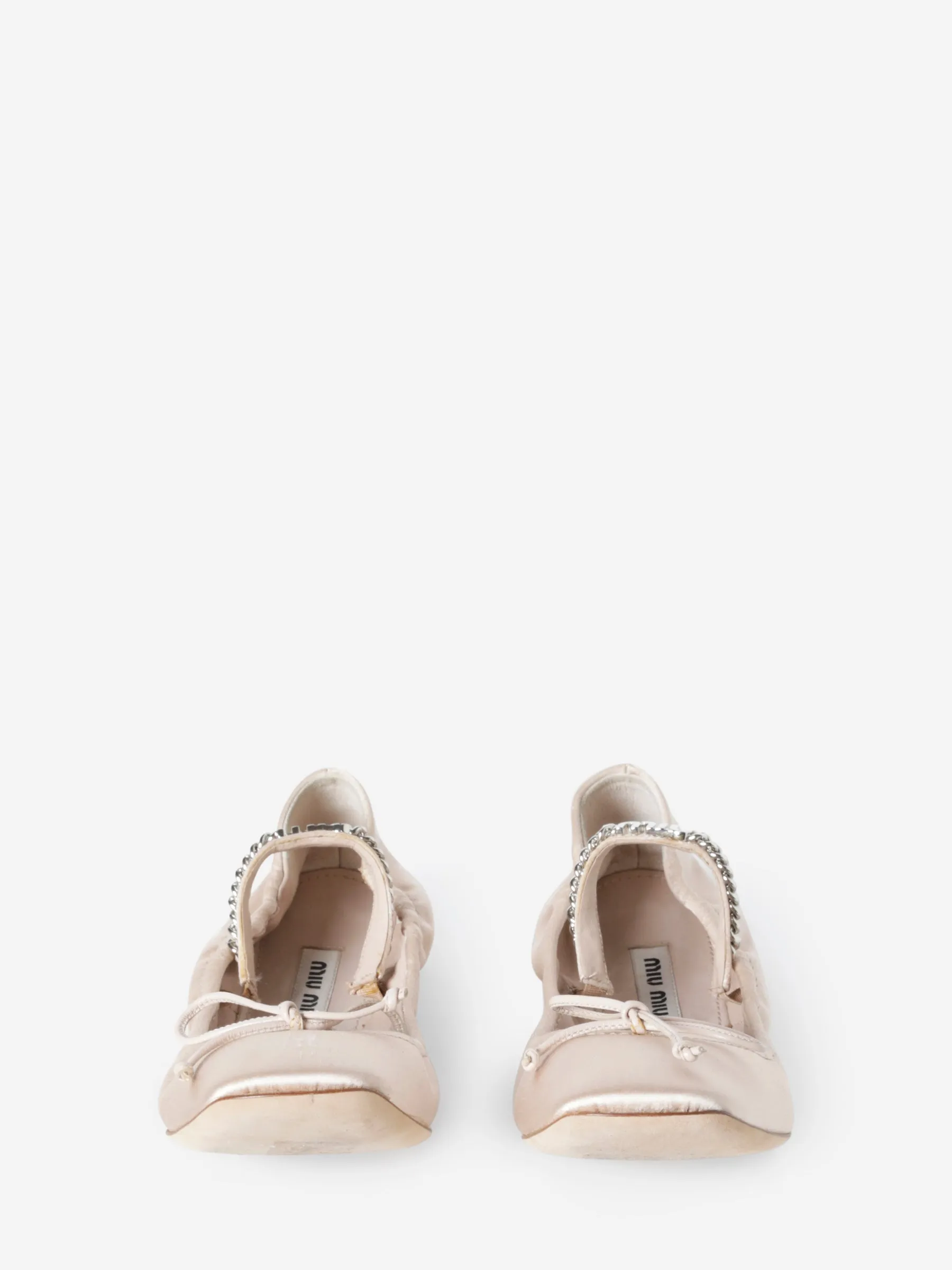 MIU MIU SATIN BALLET FLATS