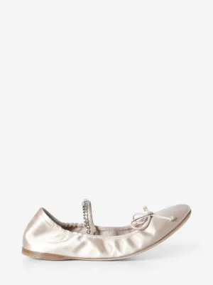 MIU MIU SATIN BALLET FLATS