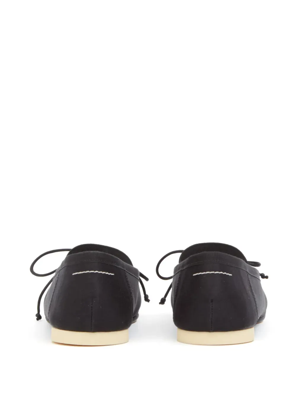 MM6 Maison Margiela Anatomic Ballet Flats Black