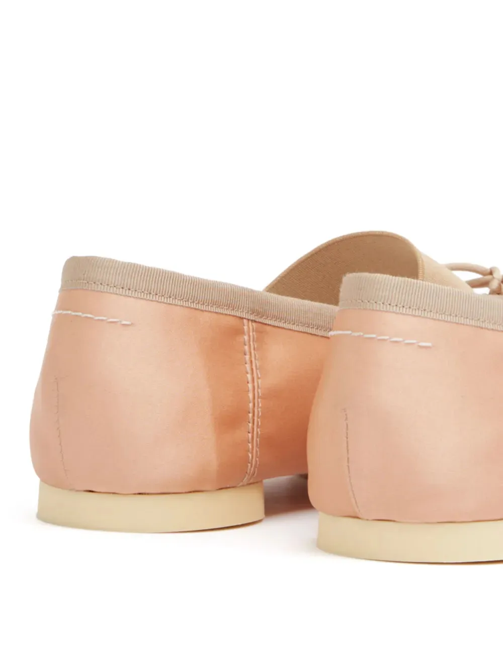 MM6 Maison Margiela Anatomic Ballet Flats Nude