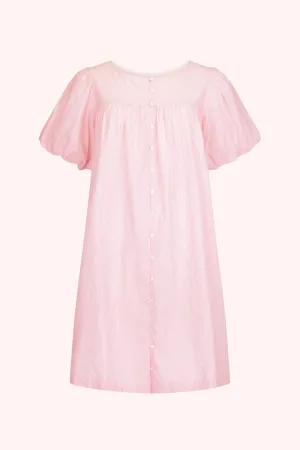 Oak Meadow - Andi Puff Mini Dress in Rosewater Stripe ~ Tall