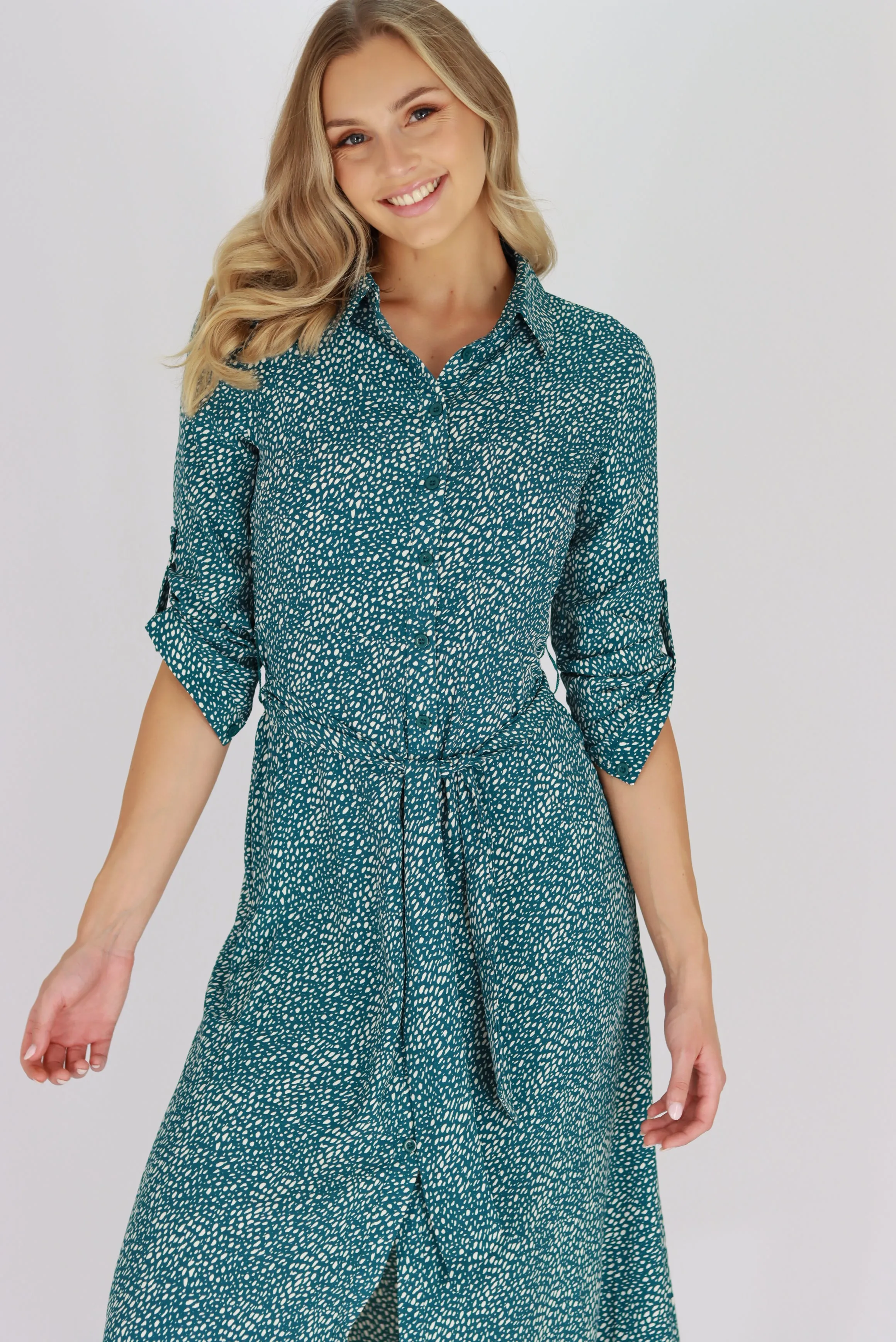 Oceanica Maxi Dress In Teal