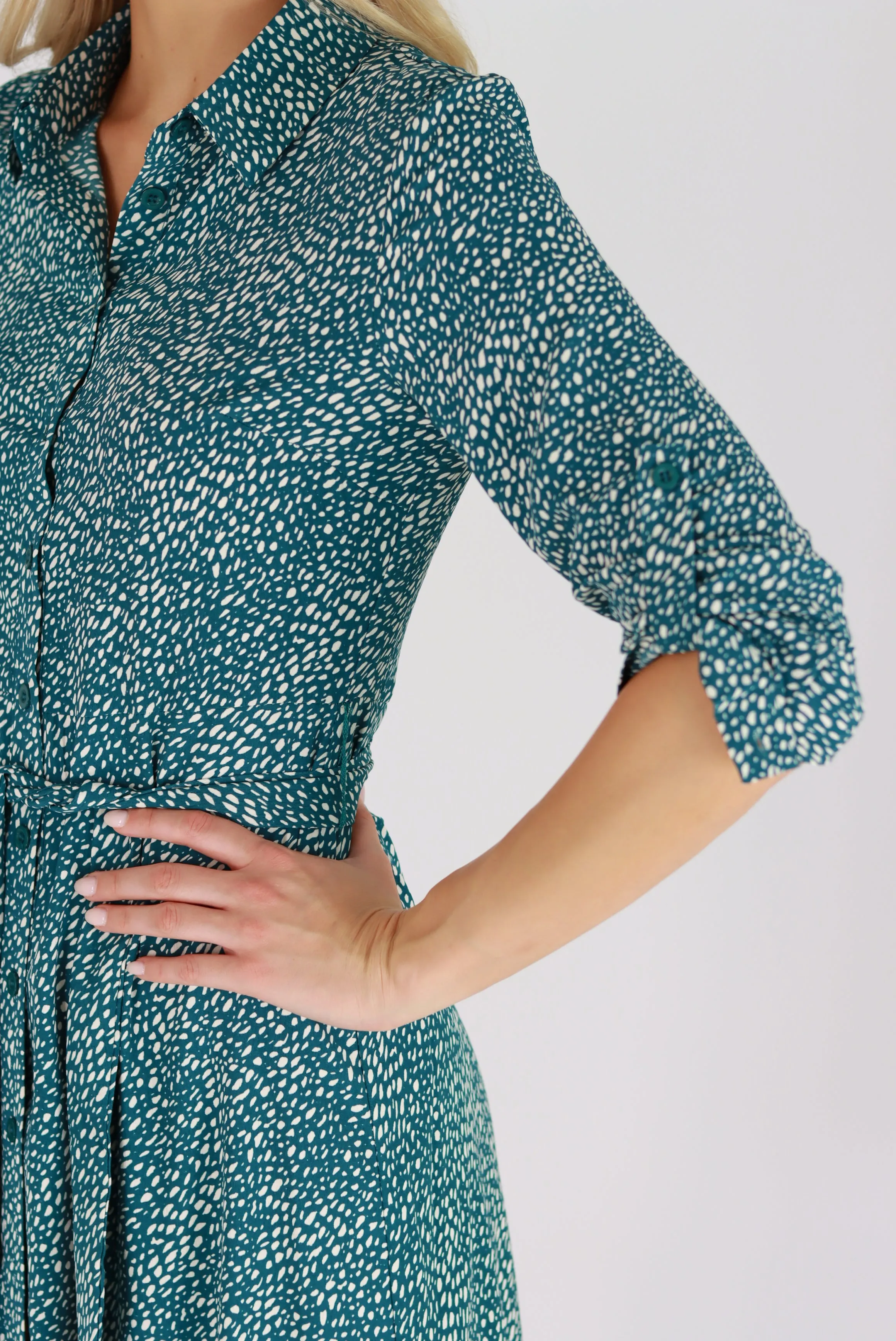 Oceanica Maxi Dress In Teal
