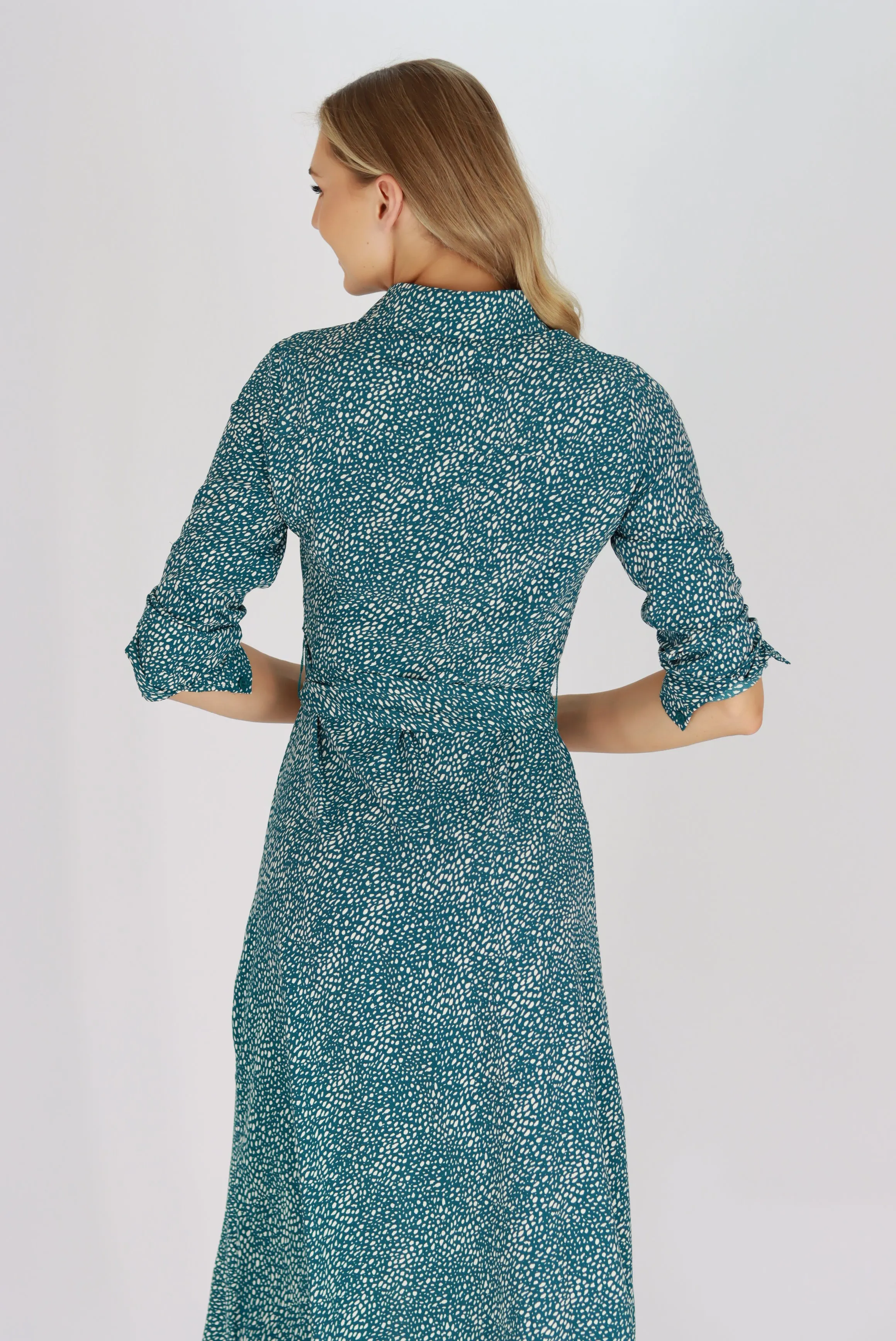 Oceanica Maxi Dress In Teal