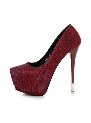Party Shoes Platform Heels Wedding Stiletto Heels
