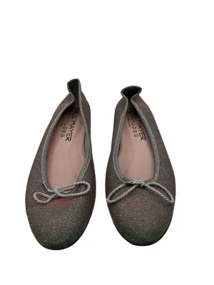 Paul Mayer Silver Shoe Size 8 Flats