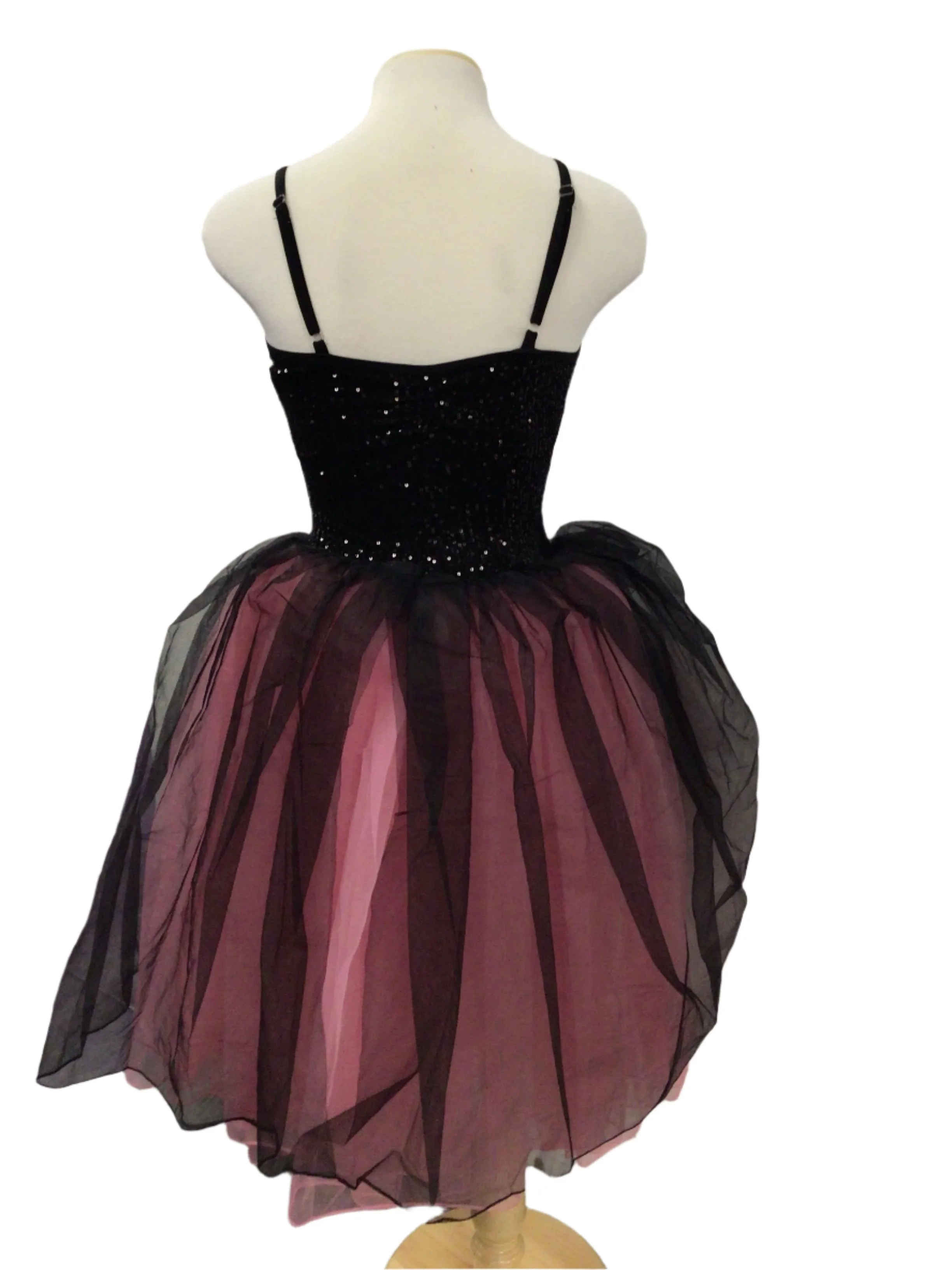 Pink and Black Romantic Tutu