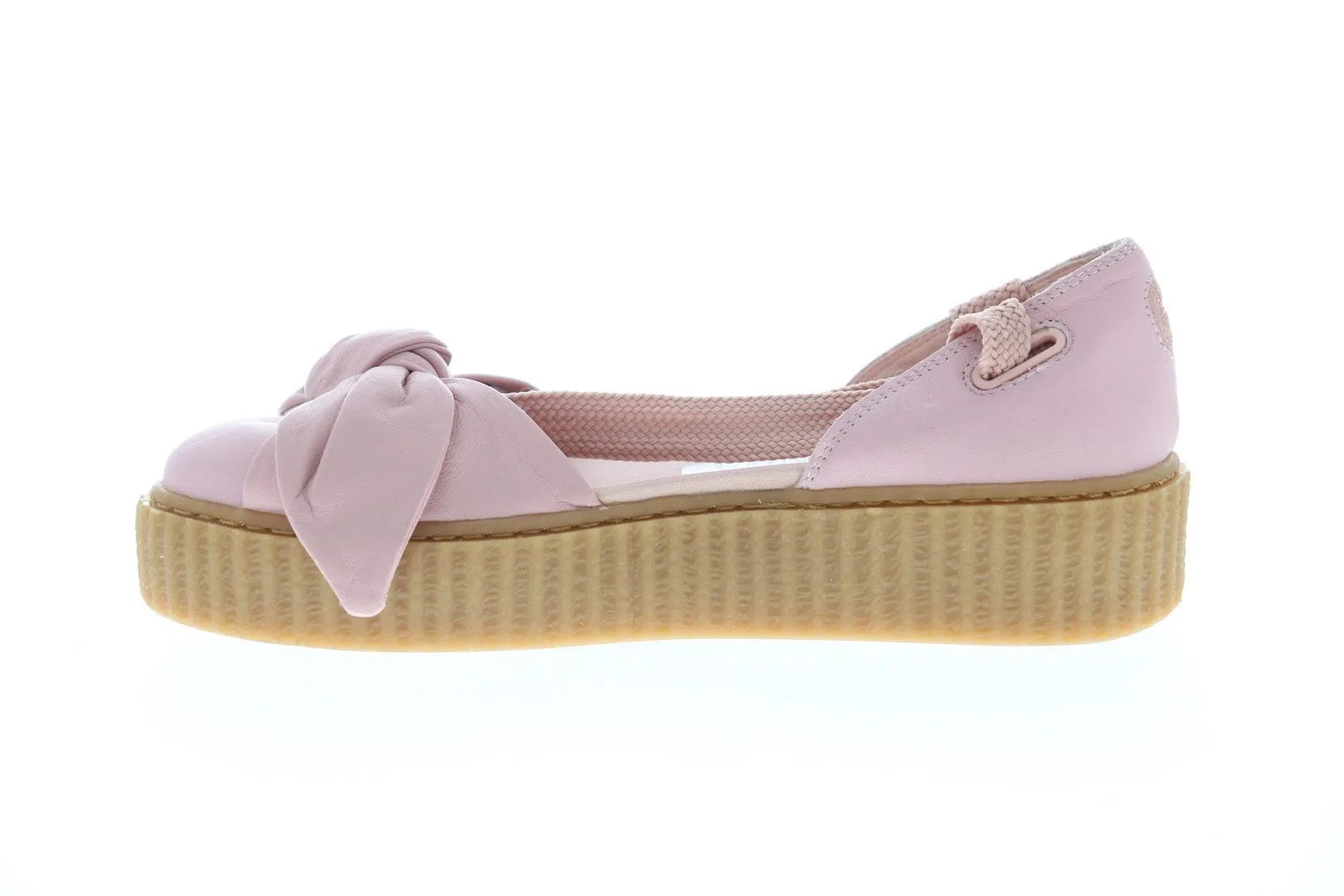 Puma X Fenty by Rihanna Bow Creeper Sandal Womens Pink Ballet Flats Shoes