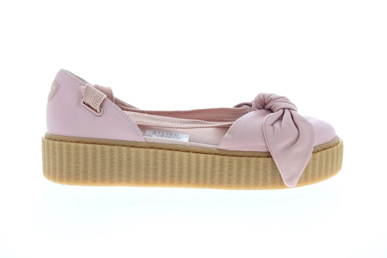 Puma X Fenty by Rihanna Bow Creeper Sandal Womens Pink Ballet Flats Shoes