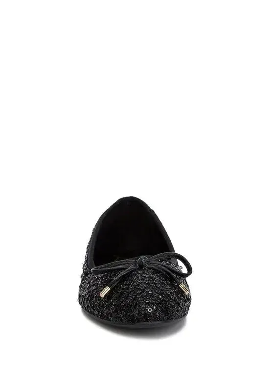 Ringo Sequin Embellished Ballet Flats