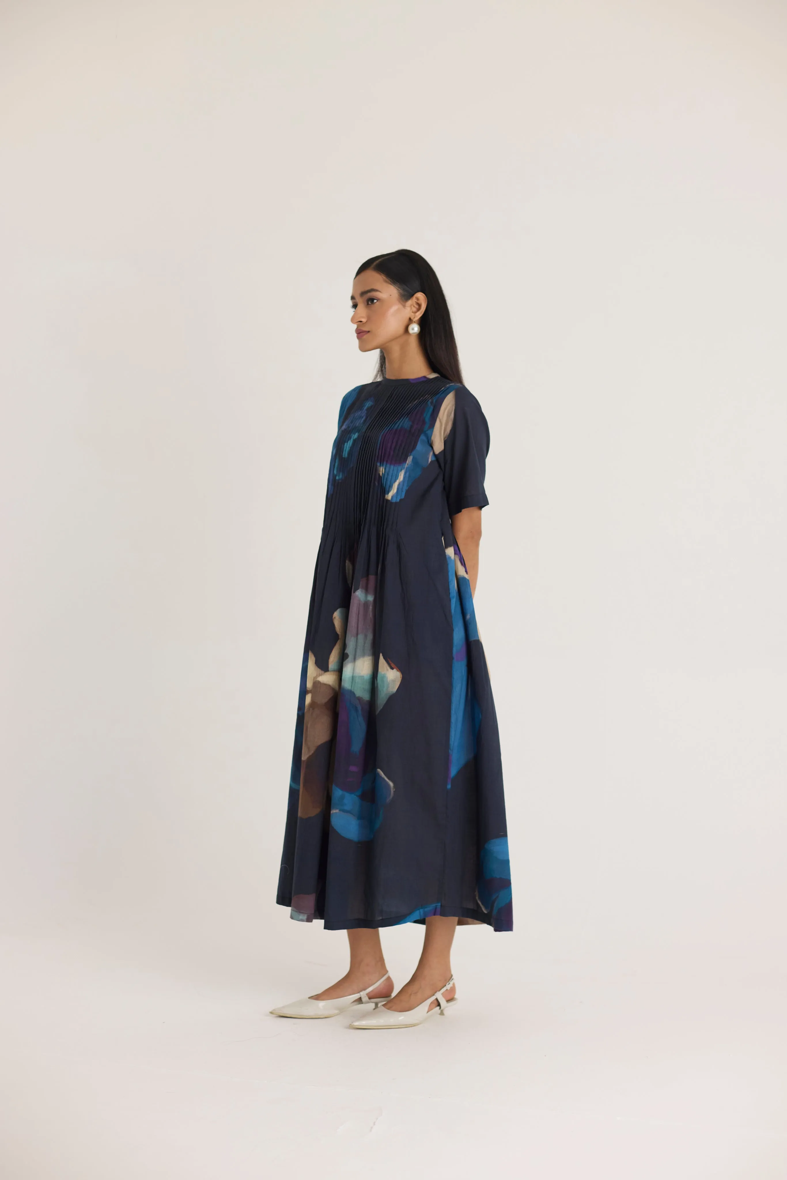 Rocco Pintucks Dress