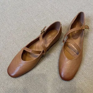 Round Toe Flats Slip-Ons