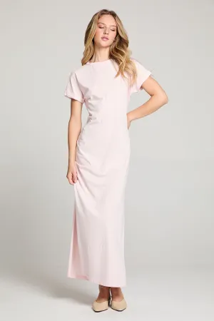 Saloonn Ballet Slipper Pink Maxi Dress
