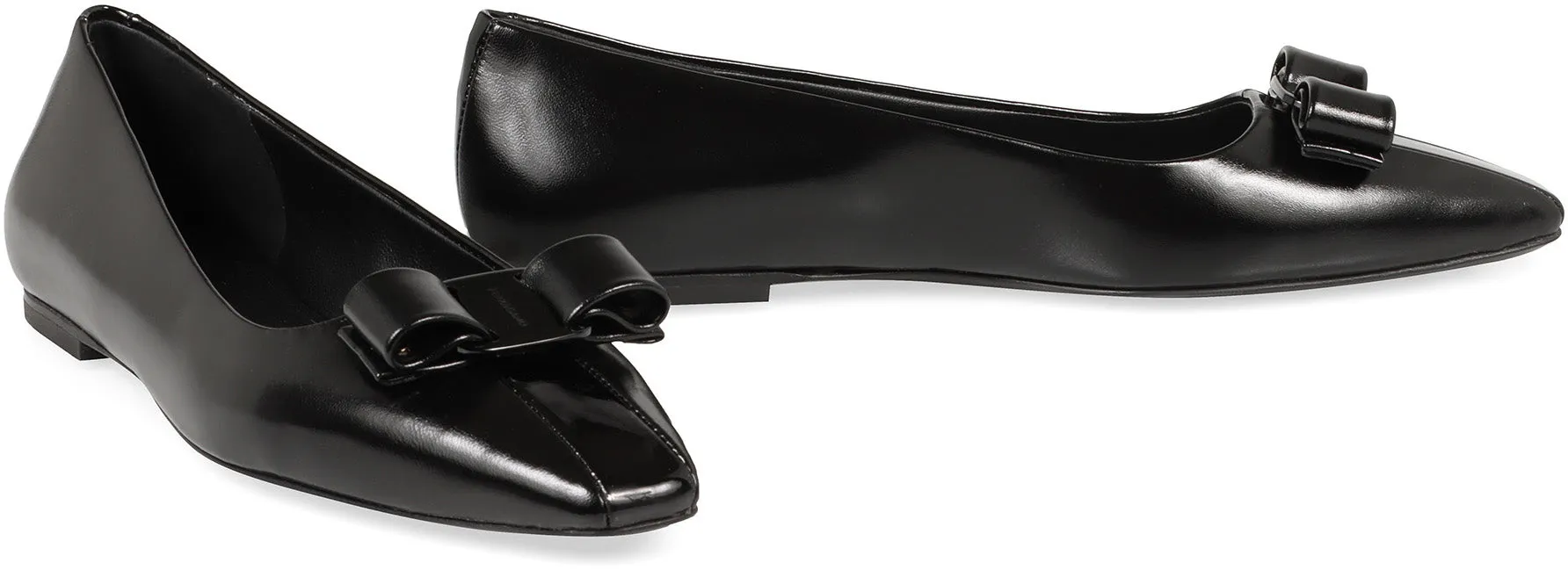 Siwar leather ballet flats