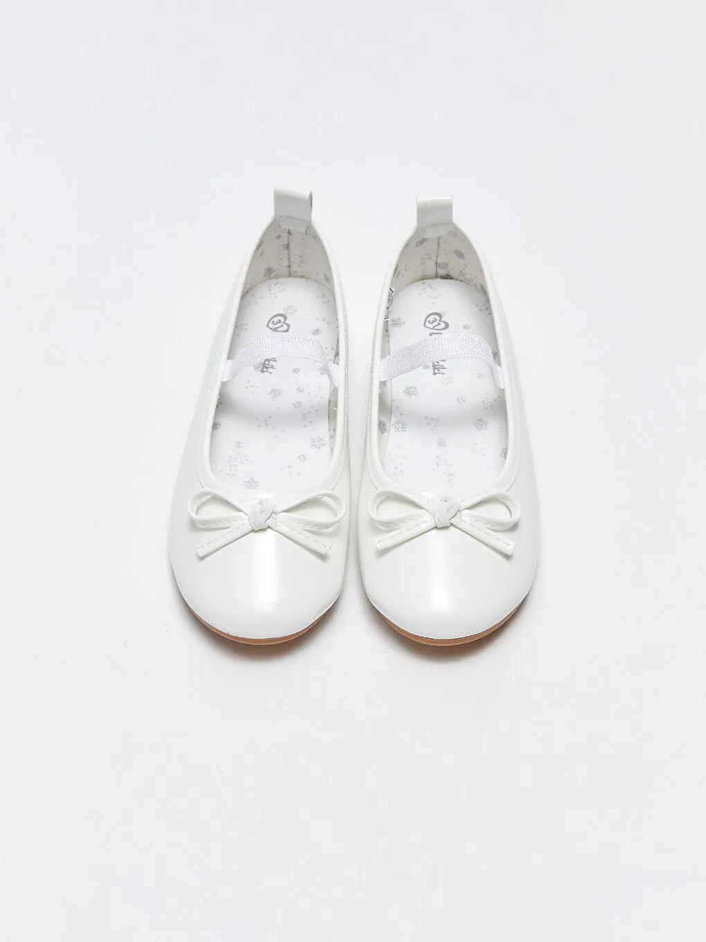 Size 31-36 Leather Look Girls' Ballerinas