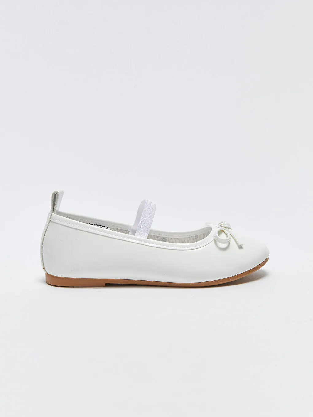 Size 31-36 Leather Look Girls' Ballerinas