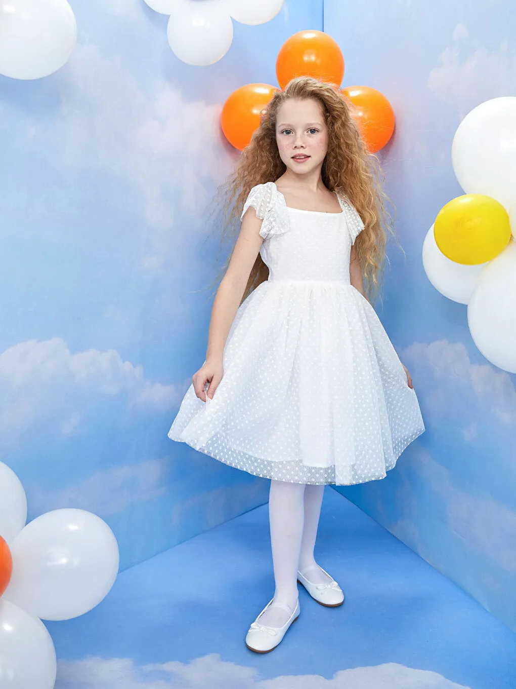 Size 31-36 Leather Look Girls' Ballerinas