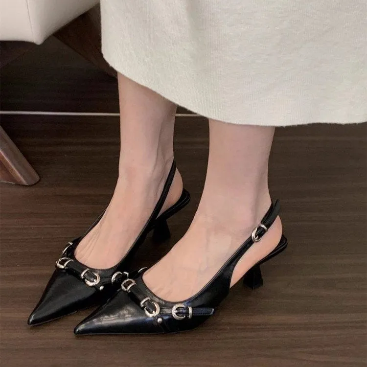 Slingback Pointed Toe Pumps