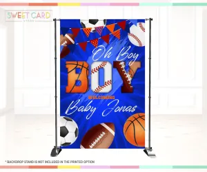 Sports party backdrop decor, football party decor, soccer decor backdrop, football banner soccer sports backdrop,tennis birthday, basketball