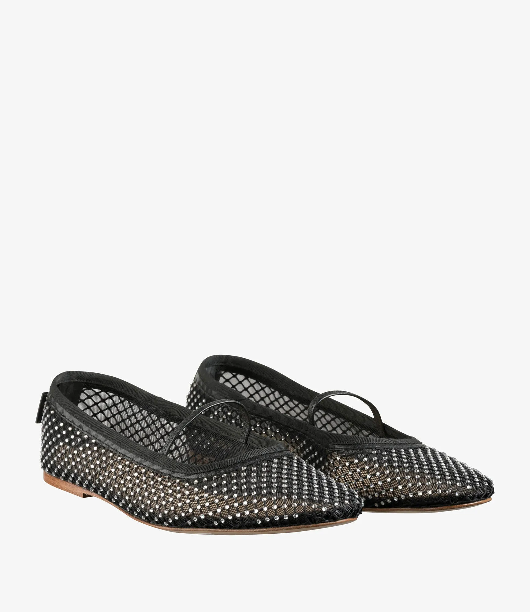 Swan ballet flats
