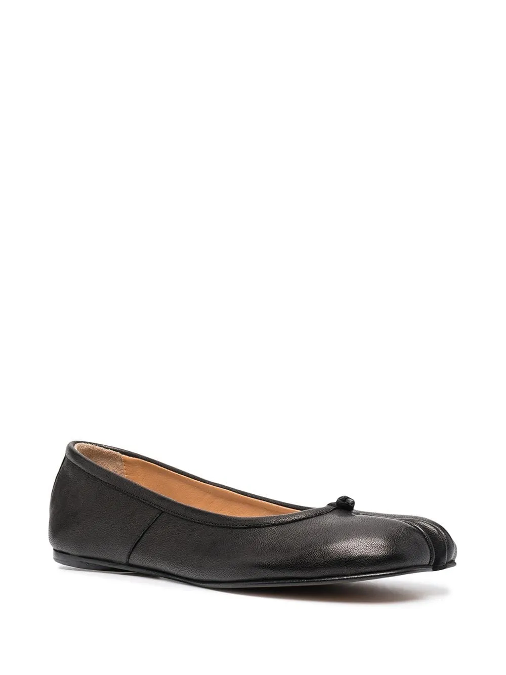 Tabi leather ballets