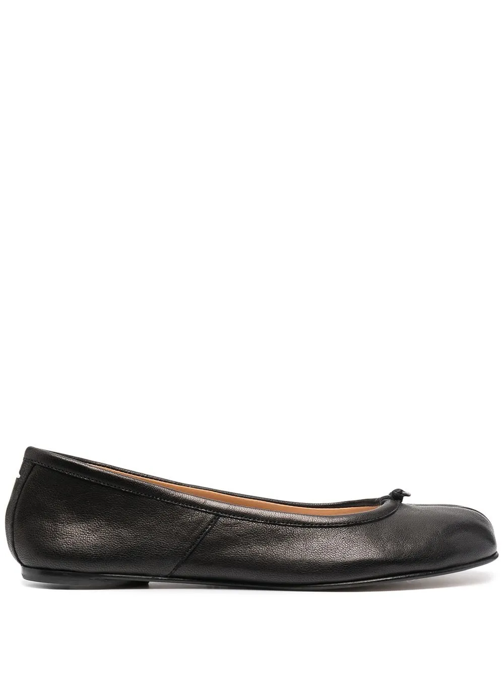 Tabi leather ballets