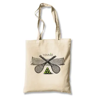 Tennis - In Courts Canvas Totebag