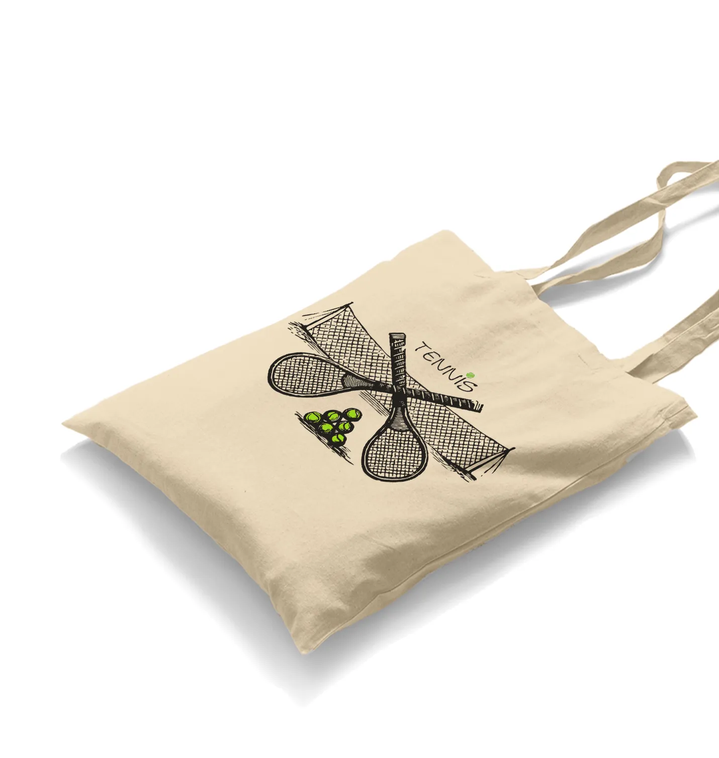 Tennis - In Courts Canvas Totebag