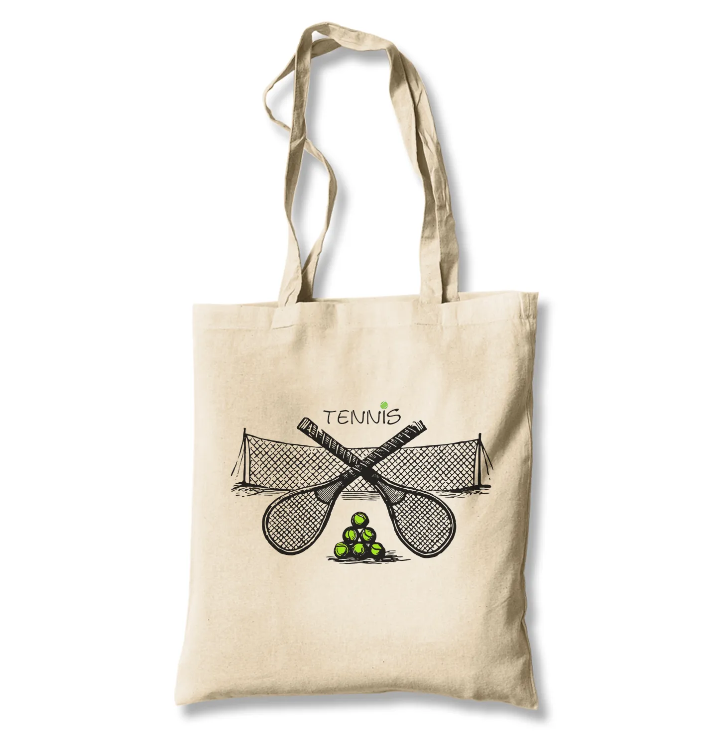 Tennis - In Courts Canvas Totebag
