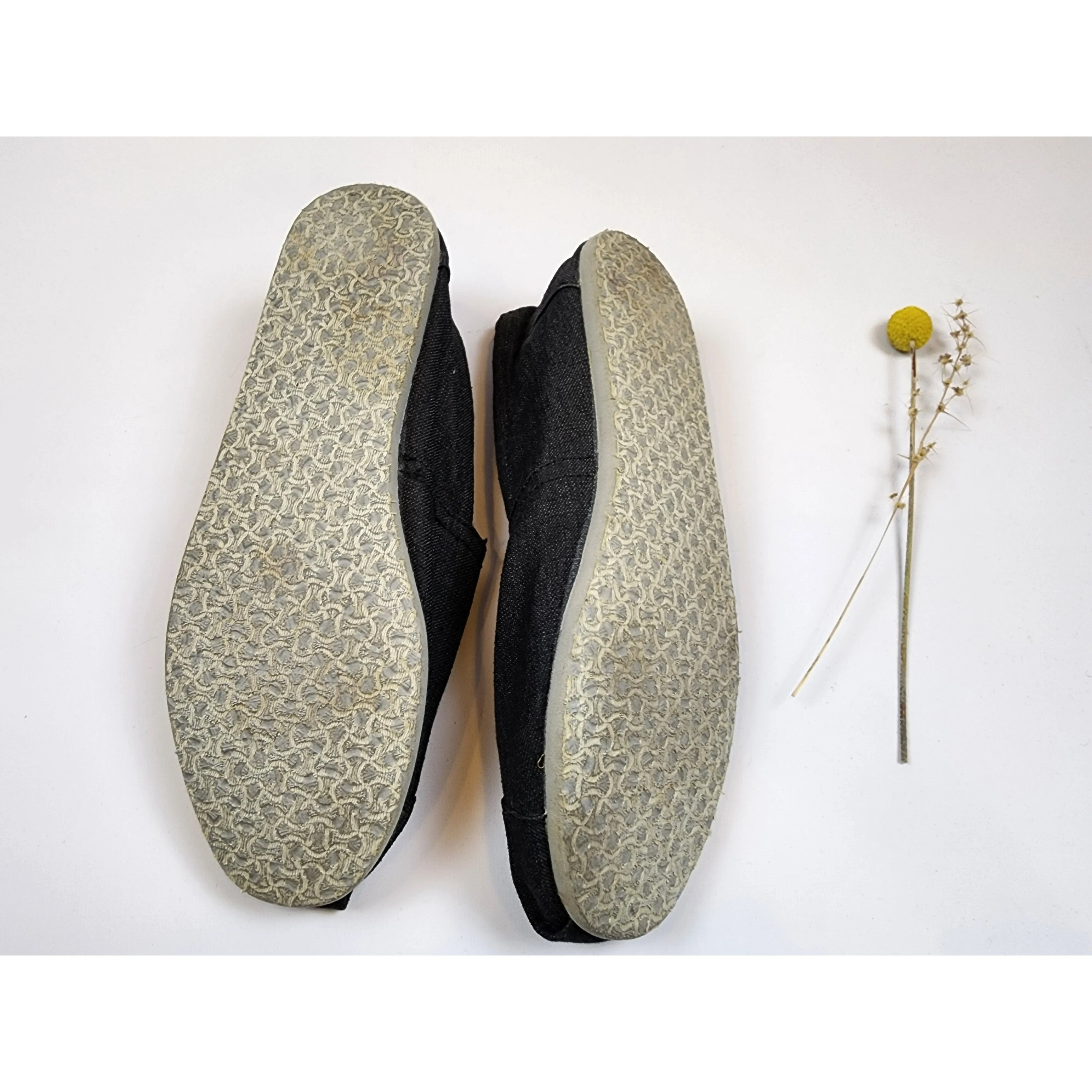 Toms dark grey/charcoal slip on shoes size 11