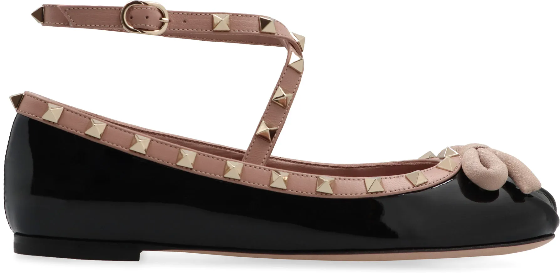 Valentino Garavani - Rockstud leather ballet flats