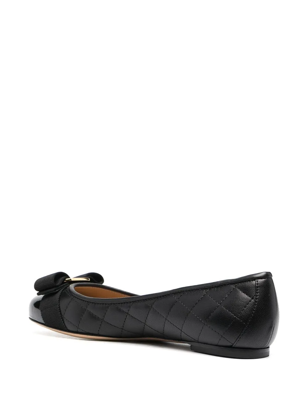 Vara quilted leather ballet flats
