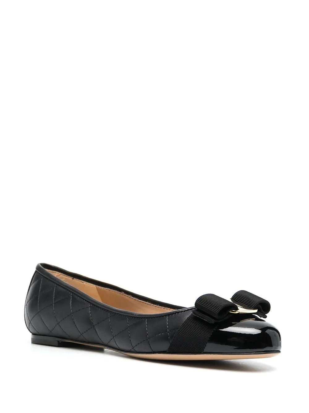 Vara quilted leather ballet flats