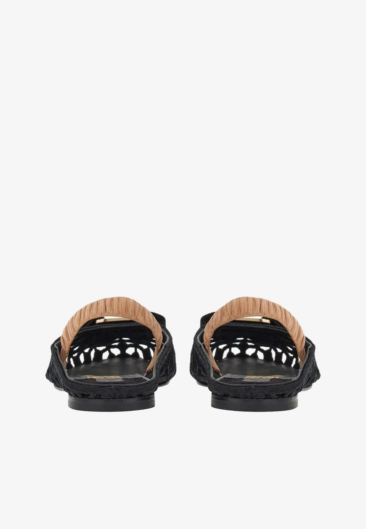 Varina Macramé Weave Slingback Flats