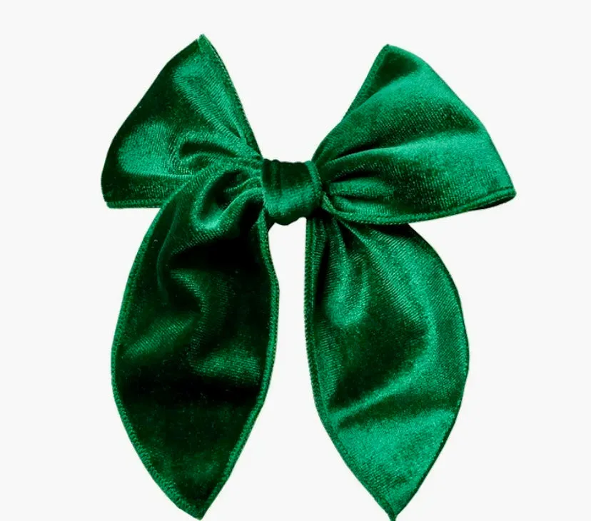 Velvet Hairbow / Bowtie
