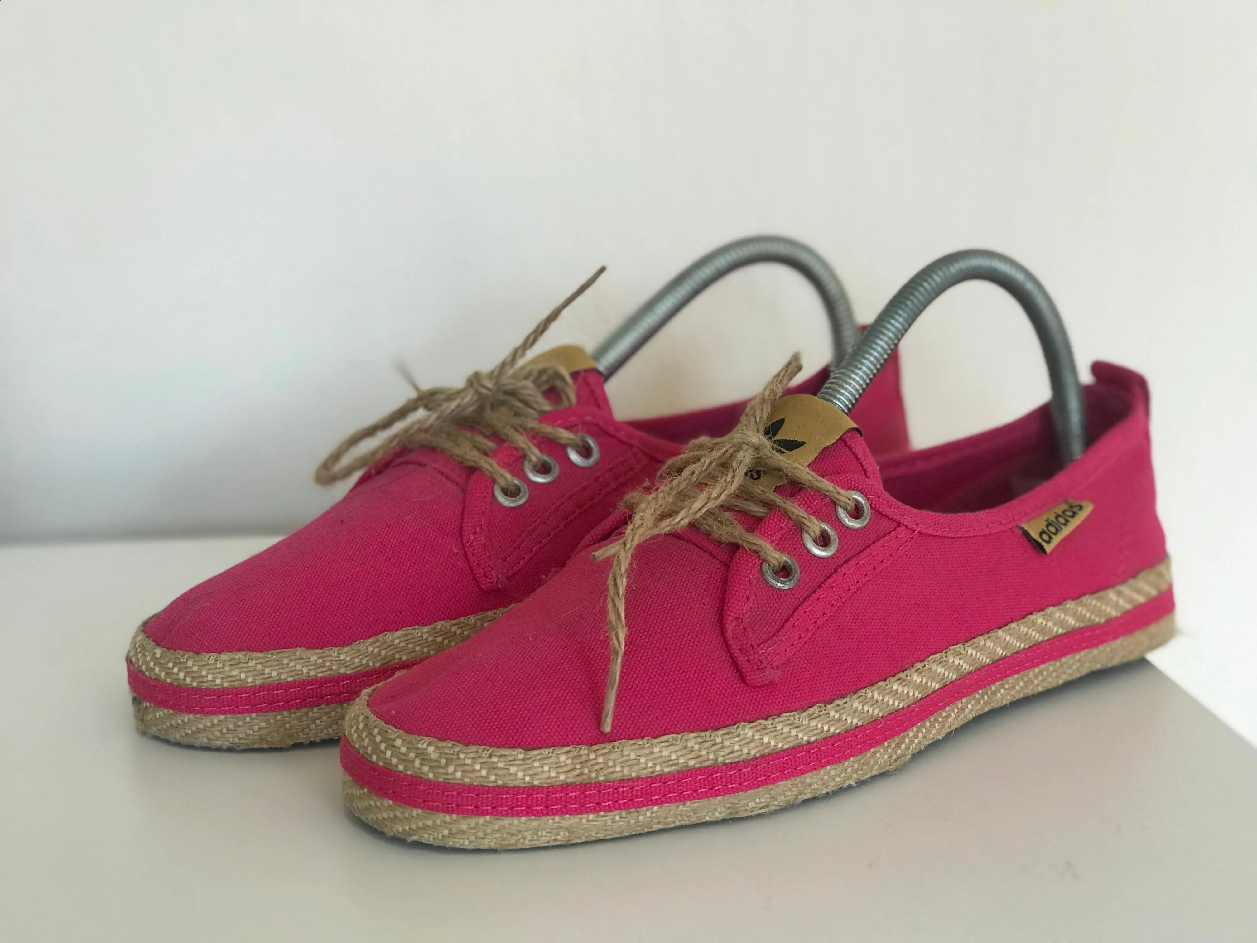 Vintage adidas canvas flats