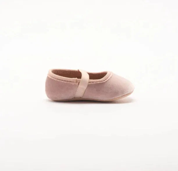 Walnut Mini Arlo Ballet - Blush Velvet