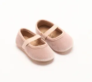 Walnut Mini Arlo Ballet - Blush Velvet