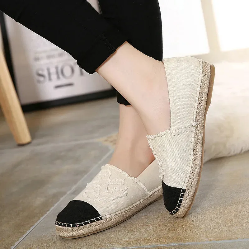 Women Slip On Canvas Espadrilles