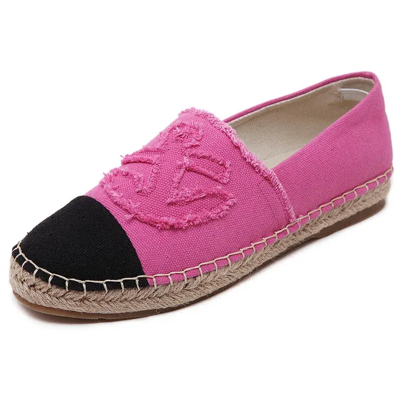 Women Slip On Canvas Espadrilles