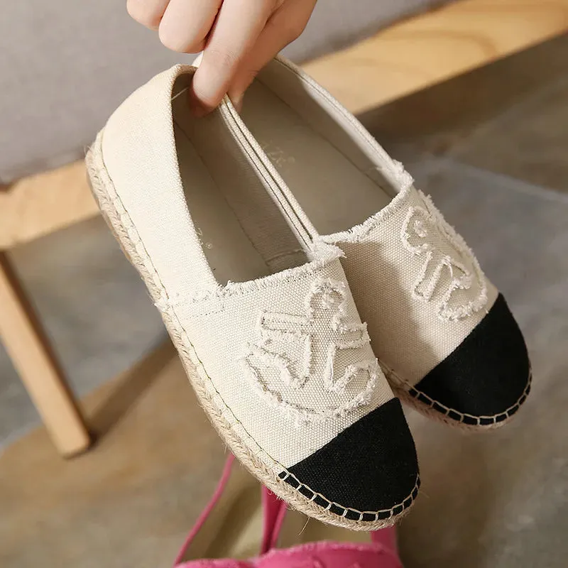 Women Slip On Canvas Espadrilles